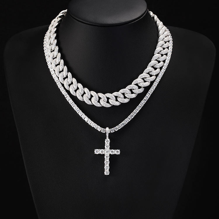 Classic Cross Pendant - Real 925 Sterling Silver